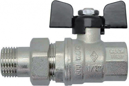322Т Кран шаровый со сгоном НР-ВР 1" 322Т Кран шаровый со сгоном НР-ВР 1"